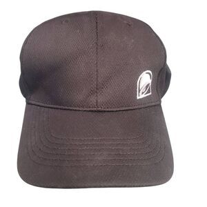 Iconic Taco Bell Employee Crew Member Embroidered Logo Black Snapback Hat